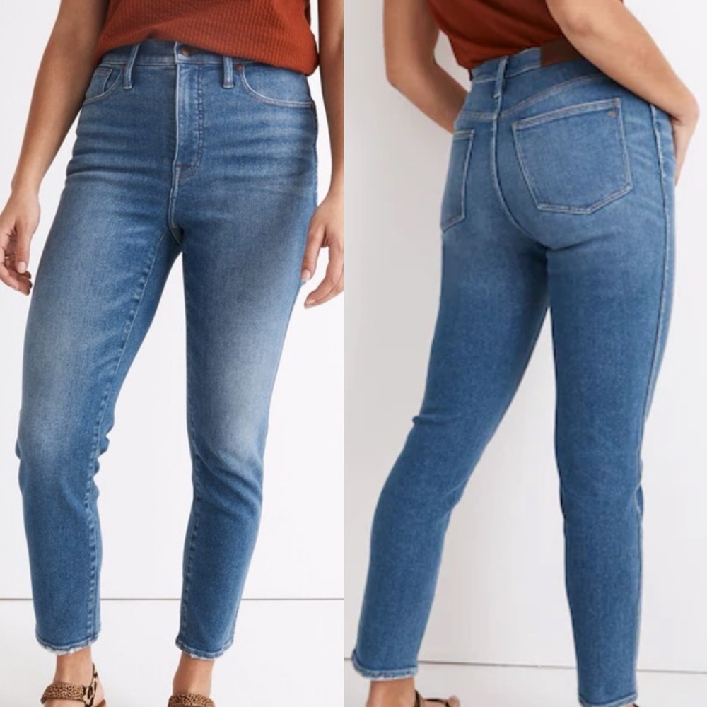 Madewell Stovepipe Jeans in Ditmas Wash size 25 MC539‎